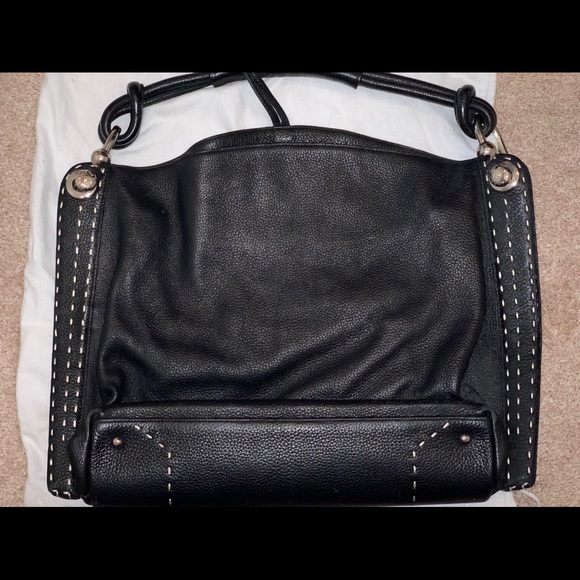 πHOST PICKπ BCBG Black Shoulder Purse - Picture 2 of 4